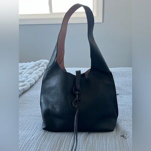 Rebecca Minkoff Black Leather Hobo Bag
